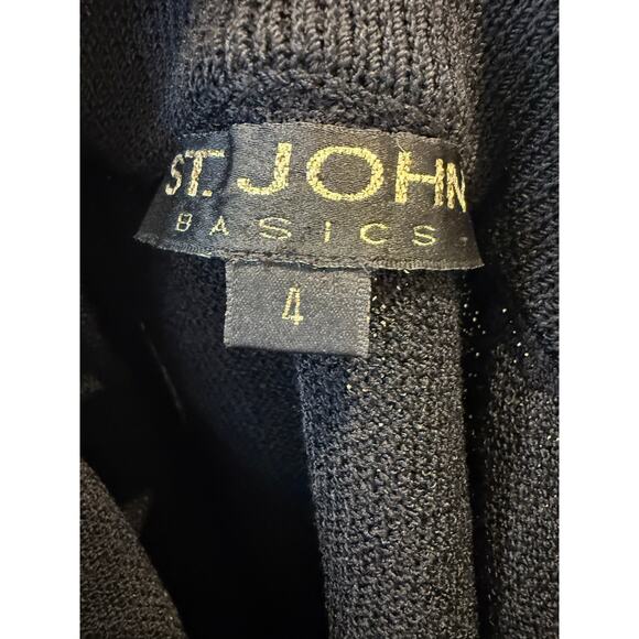 St. John basics knit skirt black size 4 - Picture 5 of 5